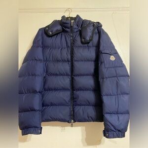 Moncler Navy Quilted Jacket